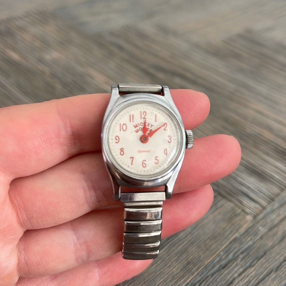 Mickey Mouse Stainless Steel Watch